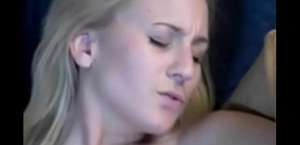  Blonde Autumn Playing With Her Pussy Fingering Wetness